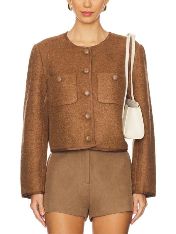 brown lady jacket