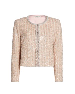 alice + olivia sequin jacket