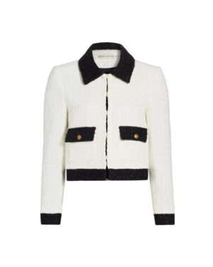 Black and White Topher Boxy Jacket