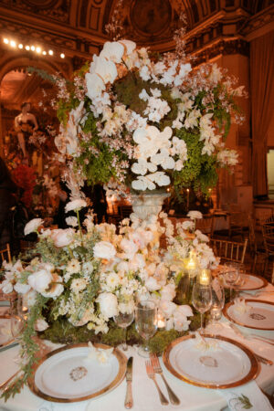 centerpiece for New York Botanical Garden Orchid Dinner