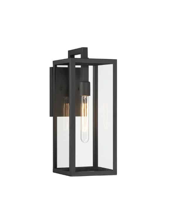 black outdoor wall sconce