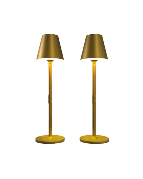 gold lamp set