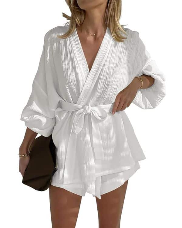 white kimono coverup