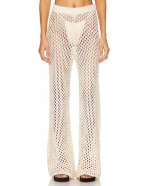 resort wear crochet pants