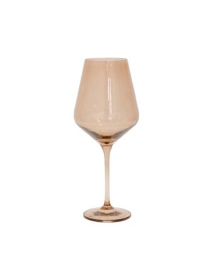 estelle colored glass wine glass