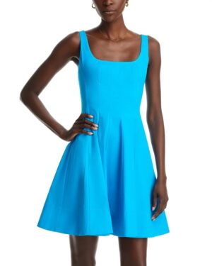 blue dress for resort wear