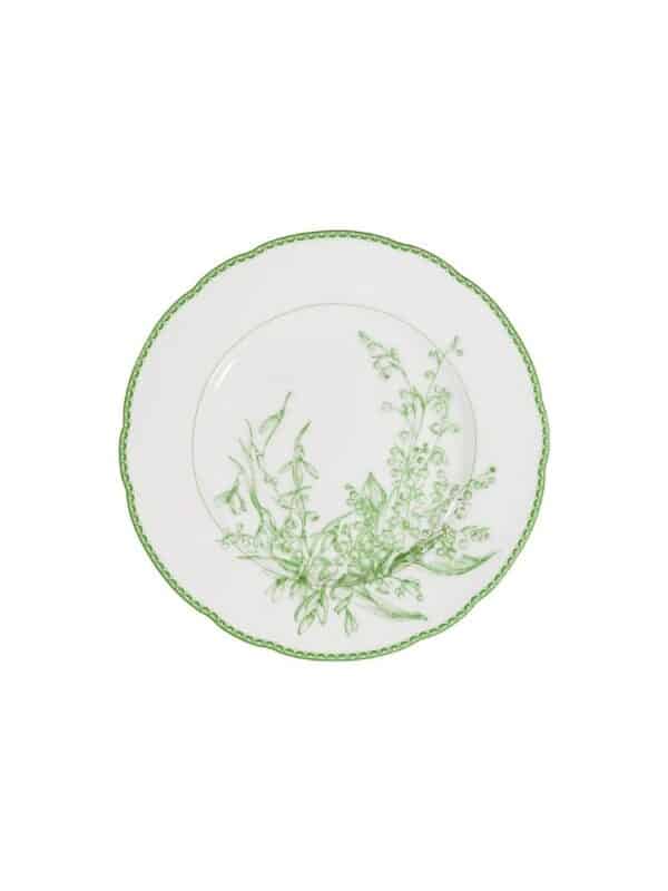 Dior lily of the valley plate