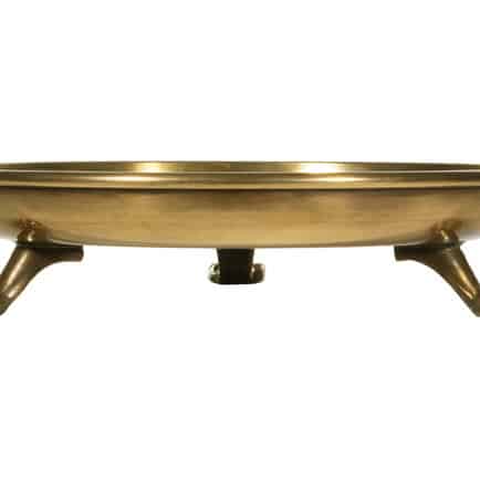 gold clawfoot tray