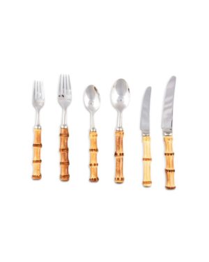 rattan handle silverware