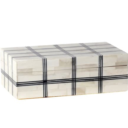 plaid bone box