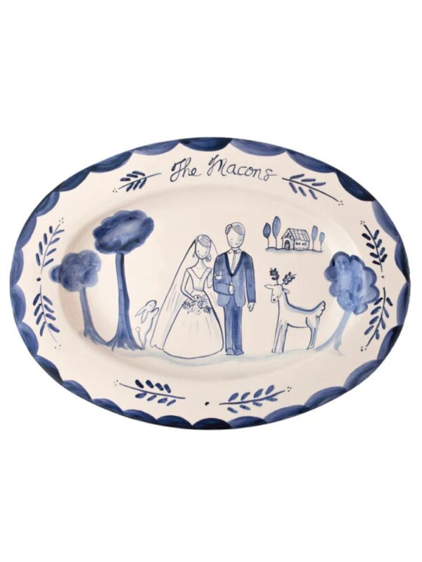 Tricia Lowenfield Wedding Platter on Over the Moon wedding registry