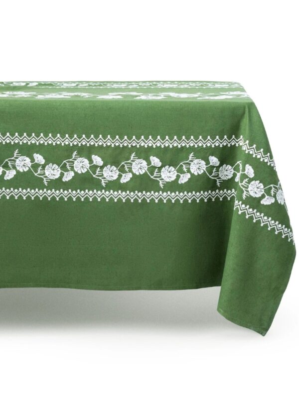 green tablecloth from Collecto