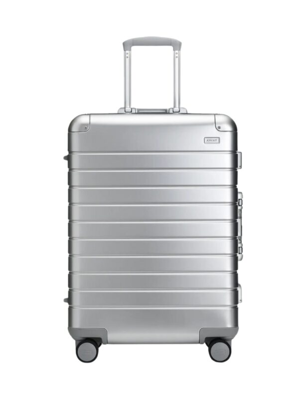 Away Silver Carry On Suitcase