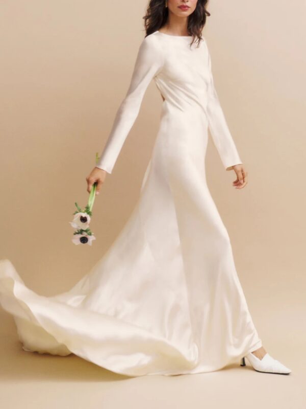 Adwen Silk Dress Reformation Bridal