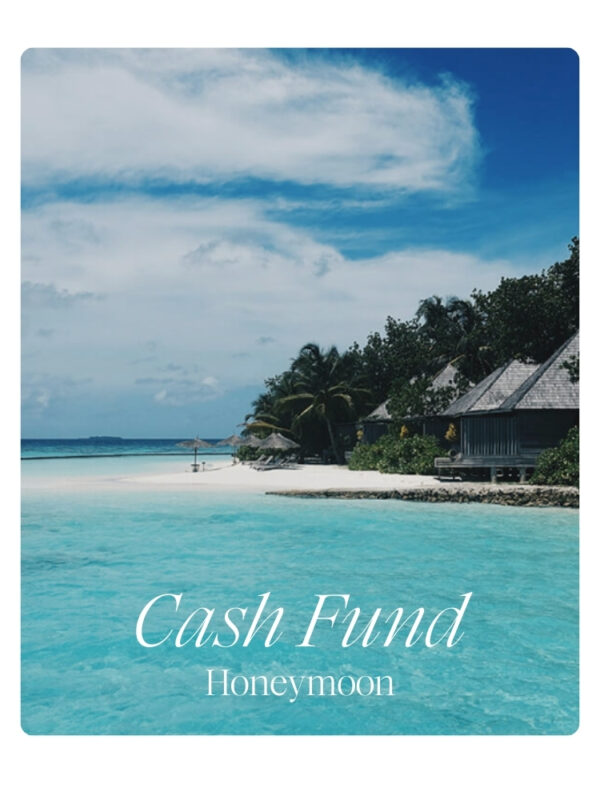 Honeymoon Cash Fund from Zola wedding registry