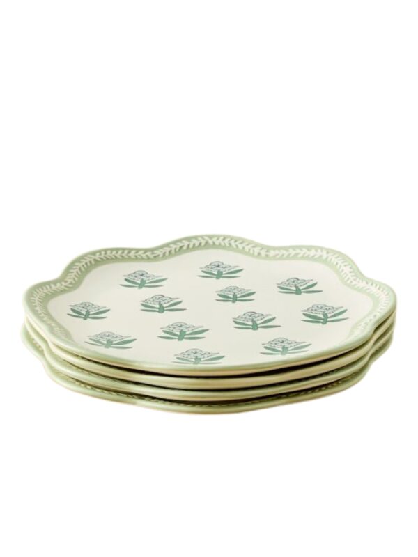 Green West Elm RHODE Salad Plate Sets