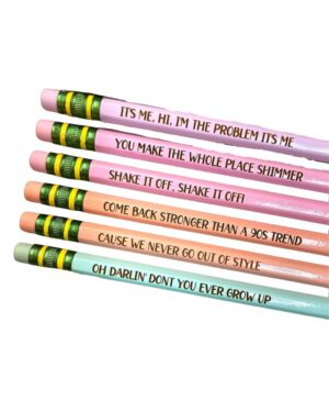 taylor swift pencils