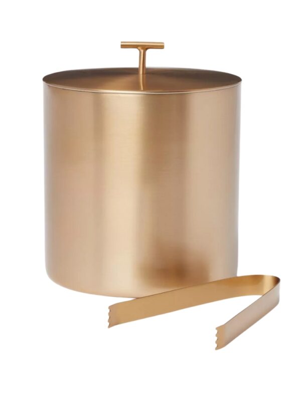 Gold ice bucket wine chiller