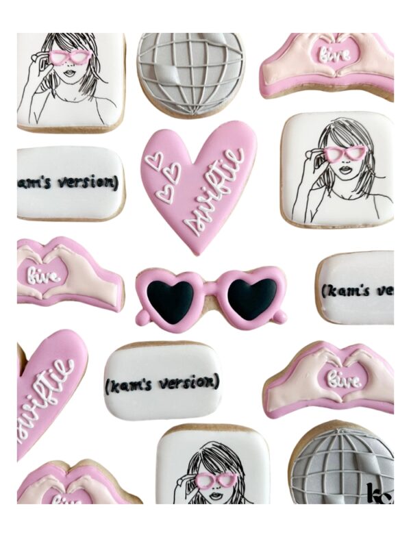 swiftie cookies for bridal shower