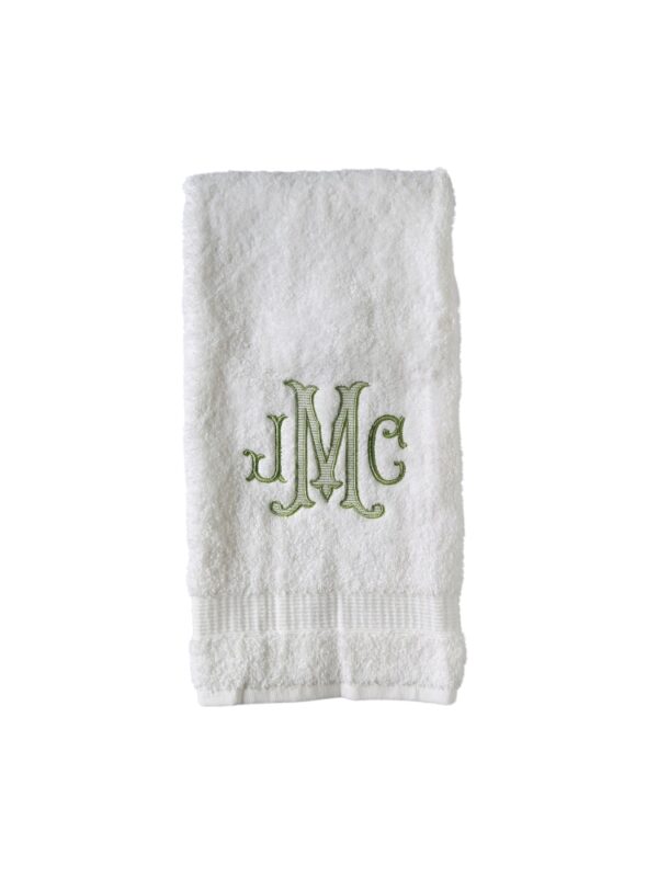 monogram towels