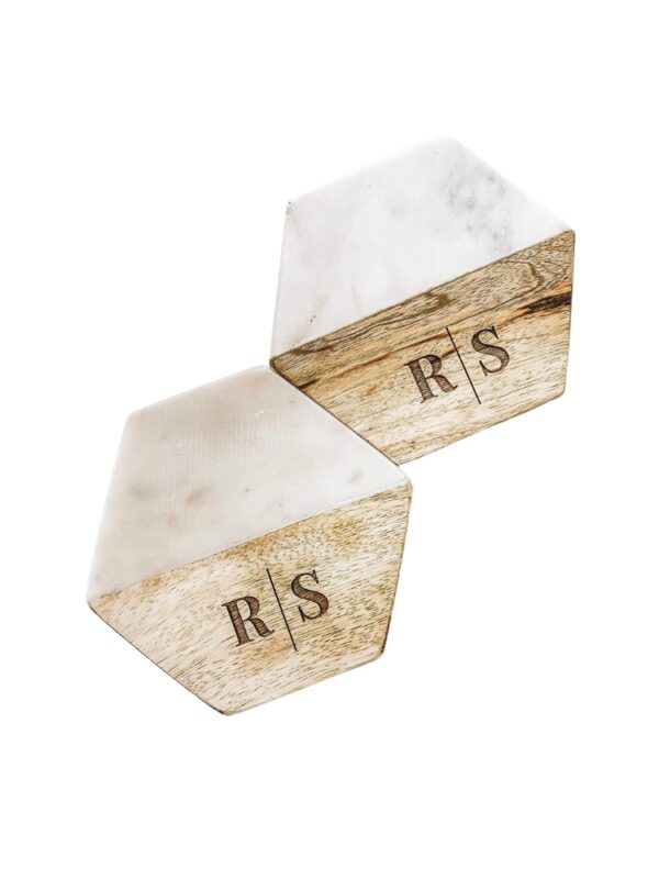 monogram coasters