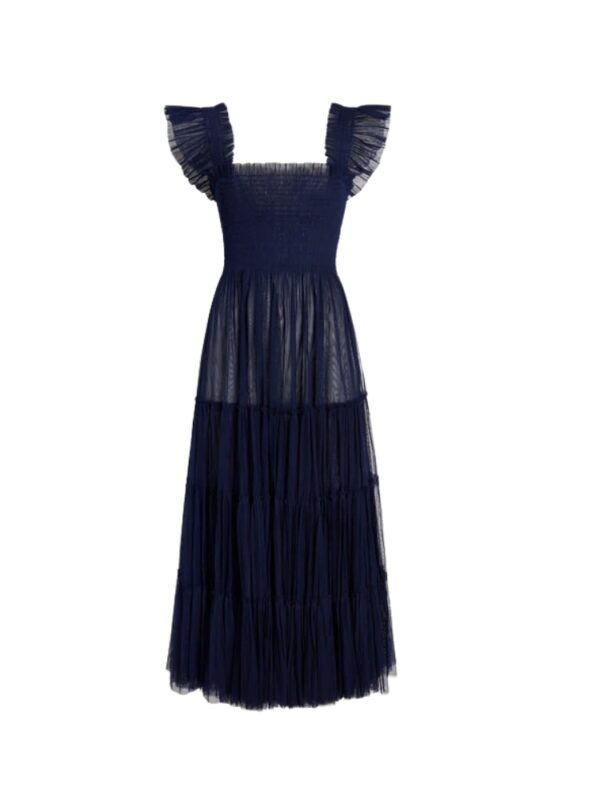 navy maxi dress