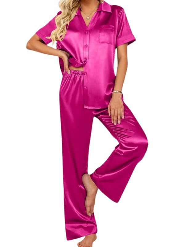 hot pink pj set