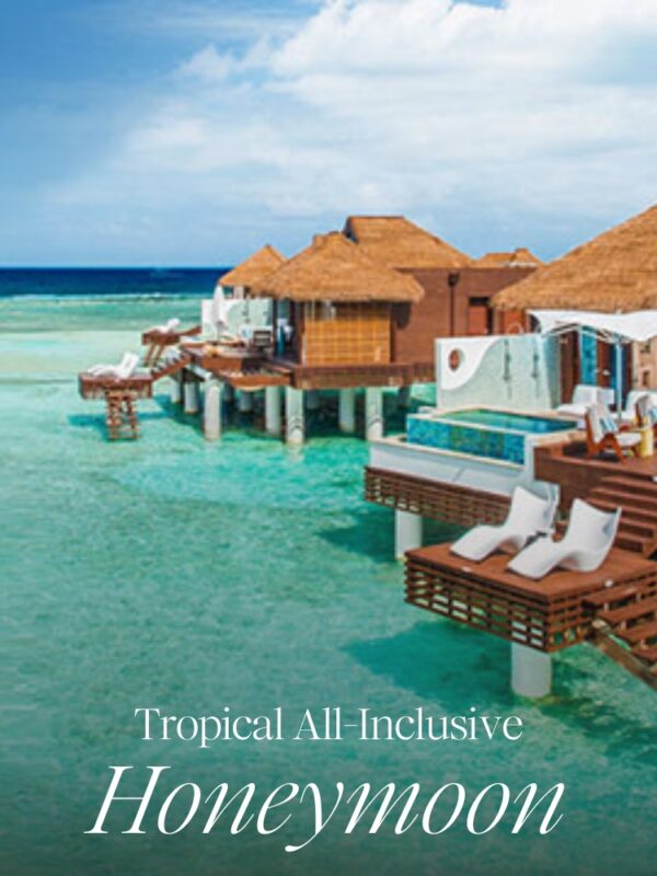 tropical all-inclusive honeymoon