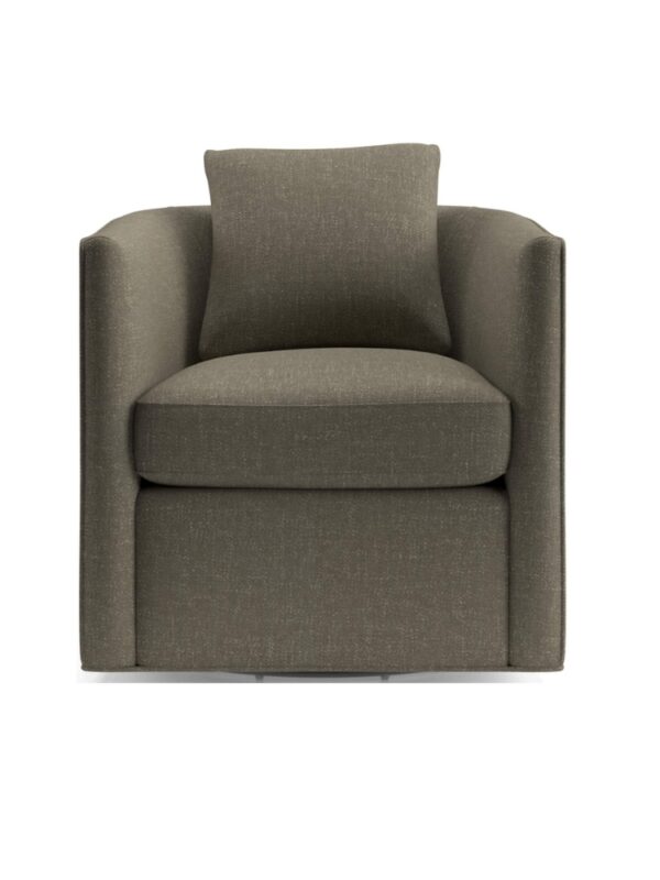 Crate and Barrel Drew Small Swivel Accent Chair