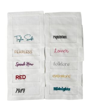 taylor swift song napkins bridal shower trends