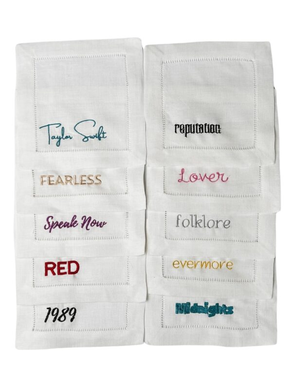 taylor swift song napkins bridal shower trends