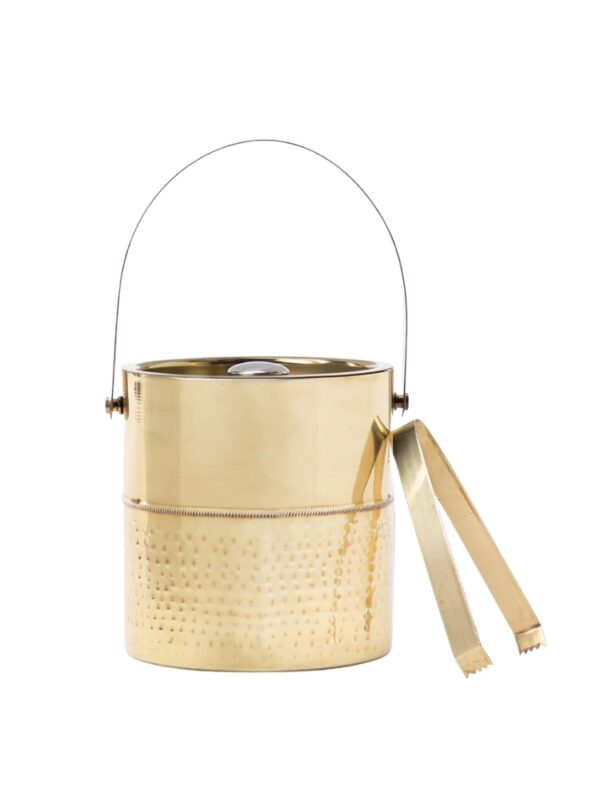 gold ice bucket