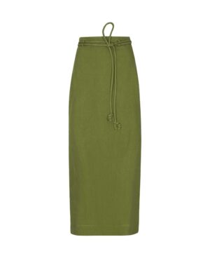 long green pencil skirt