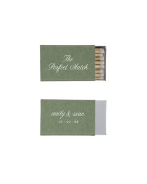 engagement party matchboxes