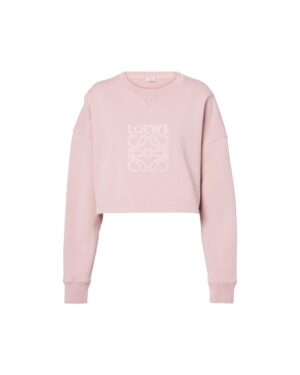 pink loewe crewneck sweatshirt