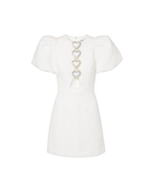 Rebecca Vallance Alicia embellished crêpe minidress