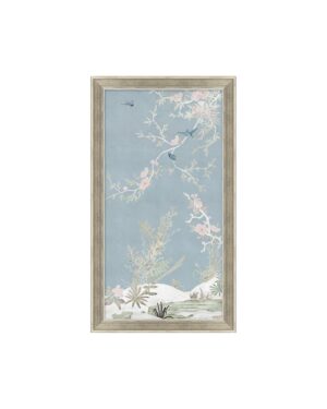 Floral bird framed art