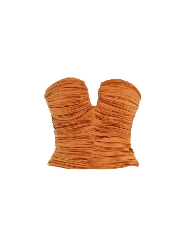 ruched tube top