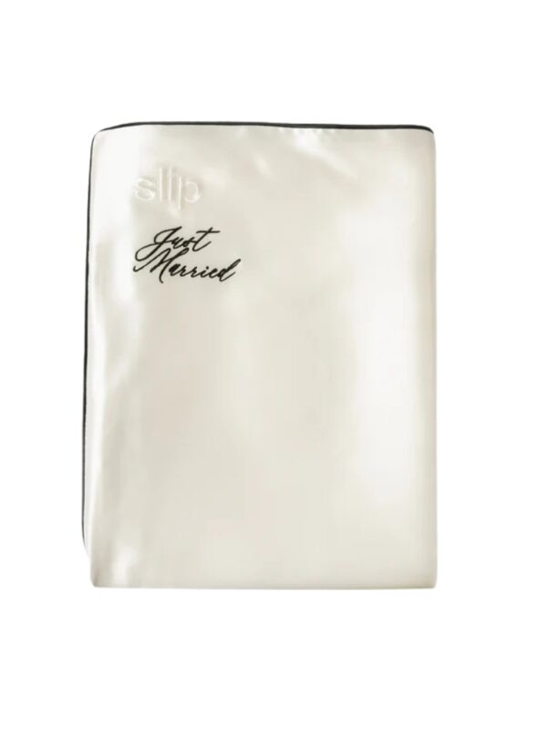 just married pillowcase