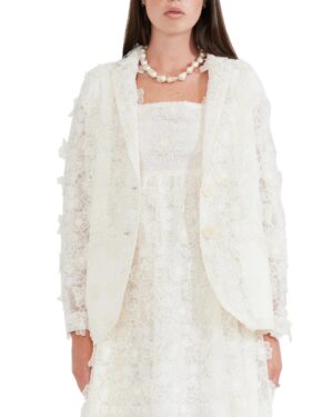 Lace Blazer for Engagement Party