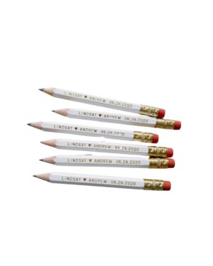 pencil favors for wedding