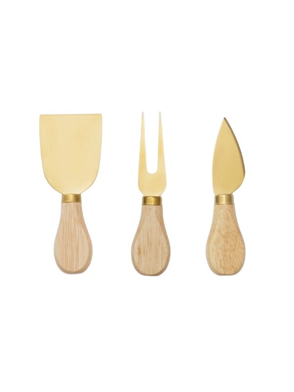 Wooden Handled Cheese Utensils