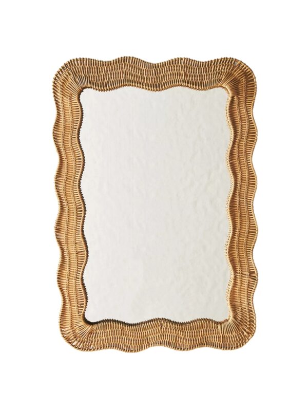 woven wavy mirror