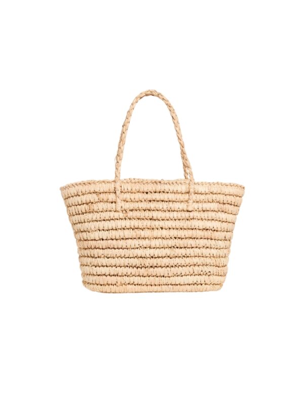 woven tote bag for honeymoon trip