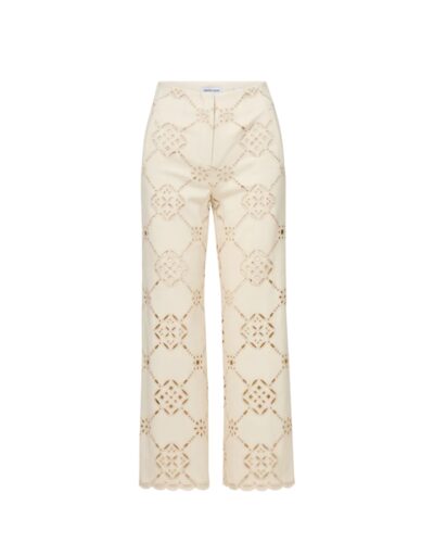 Veronica Beard Dova Eyelet Pant