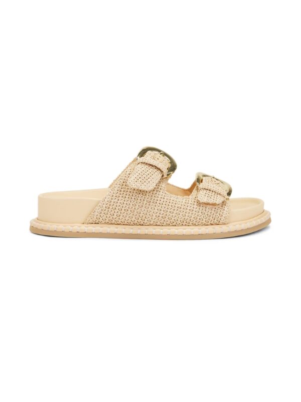 woven buckle sandals