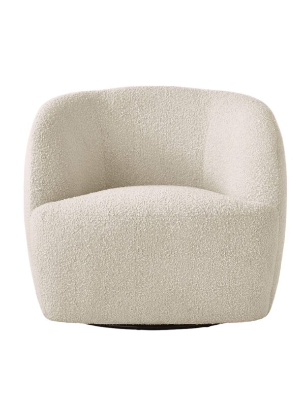 boucle accent chair